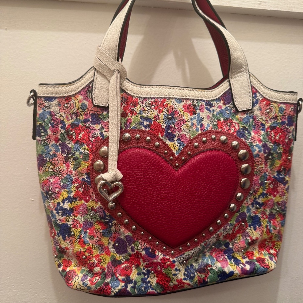 Brighton Handbag, Hearts, Like New!
